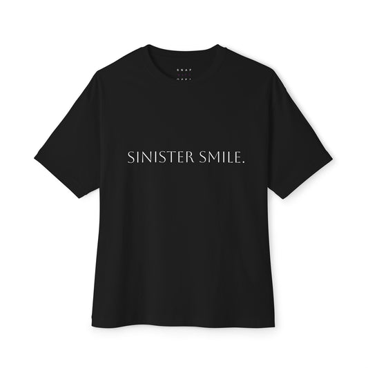 SINISTER SMILE OVERSIZE BOXY TEE