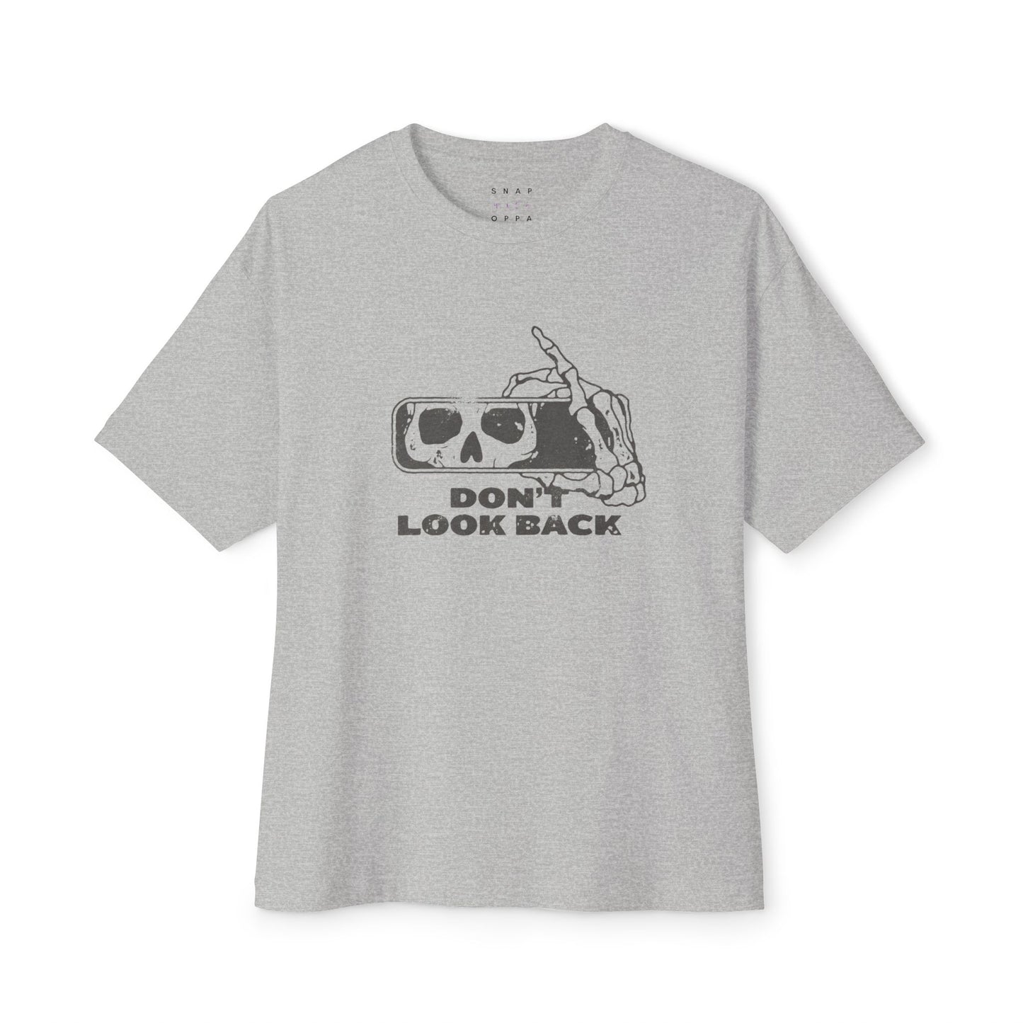 DONT LOOK BACK Unisex Oversized Boxy Tee