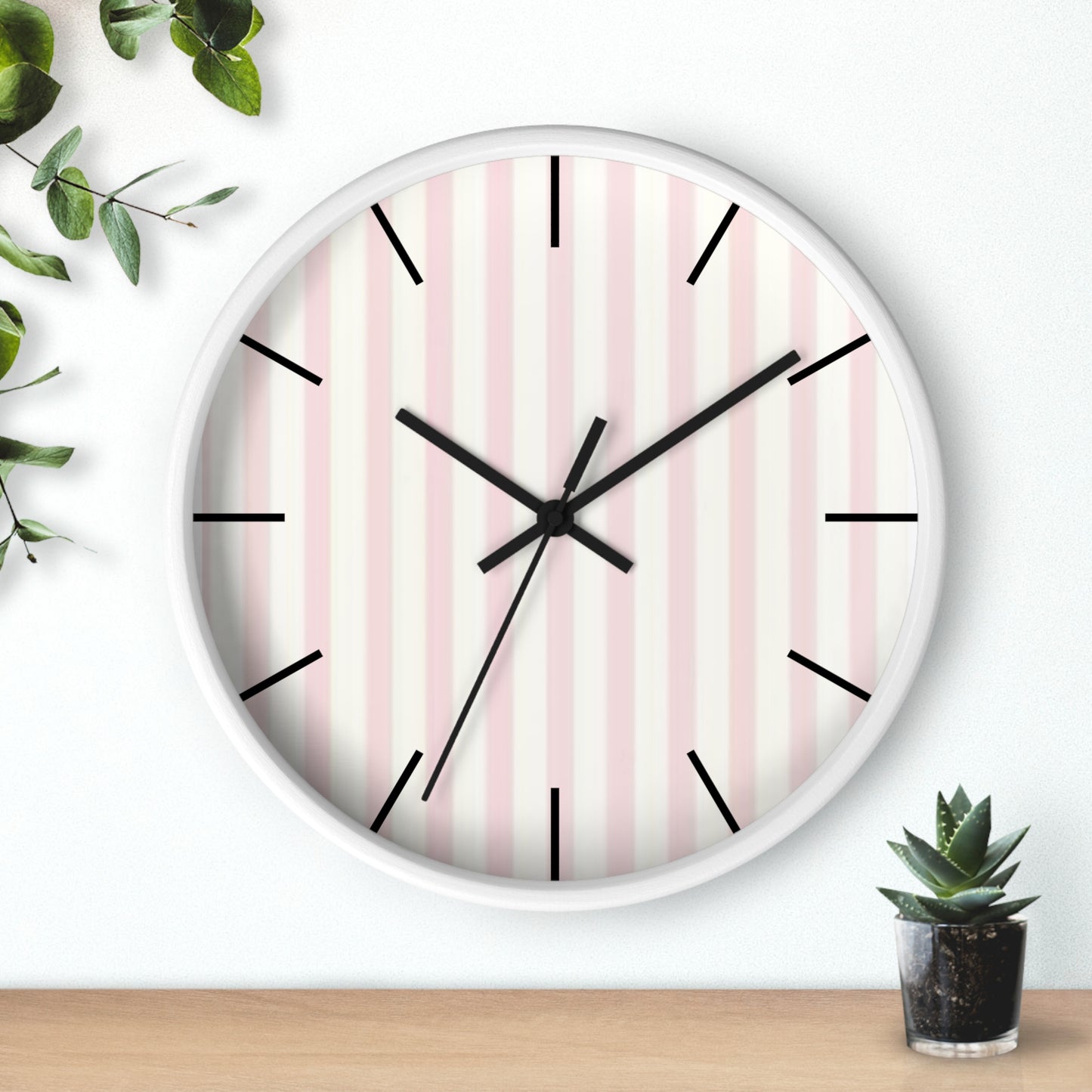 PINK LINING WALL CLOCK
