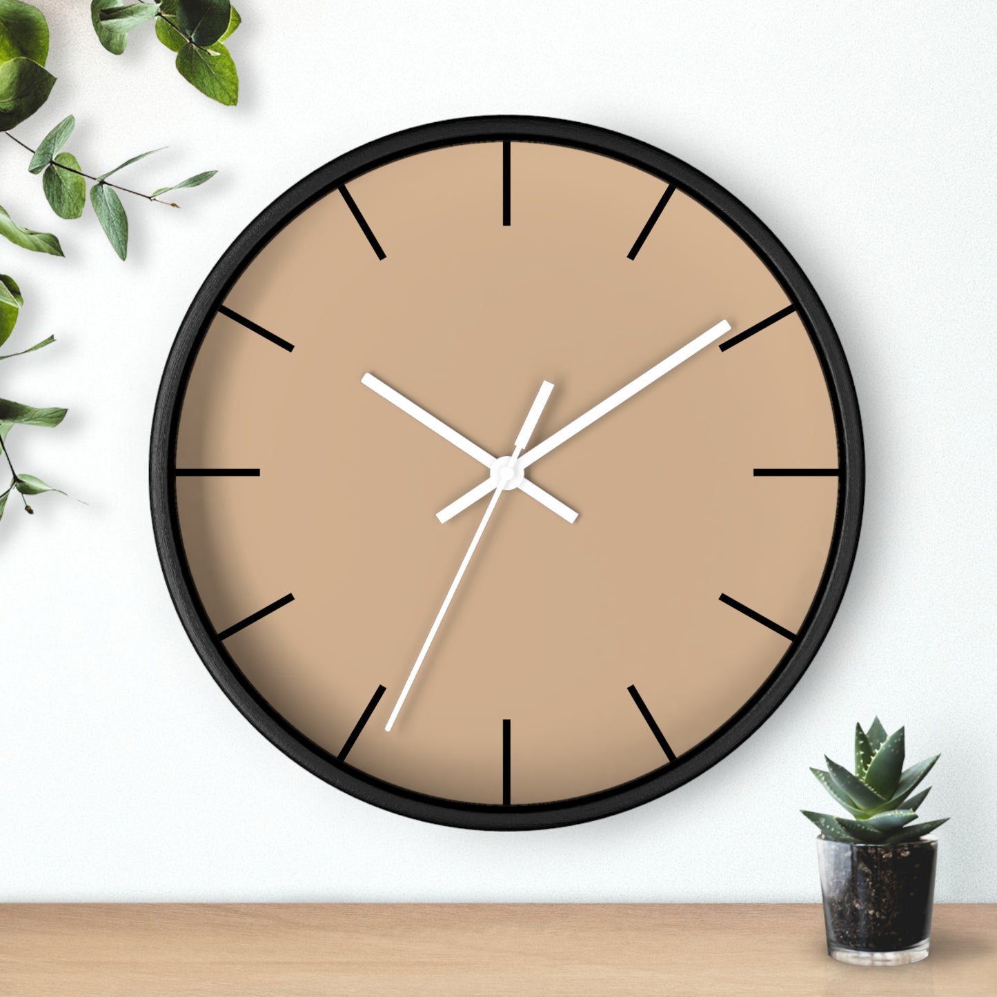 BROWN WALL CLOCK