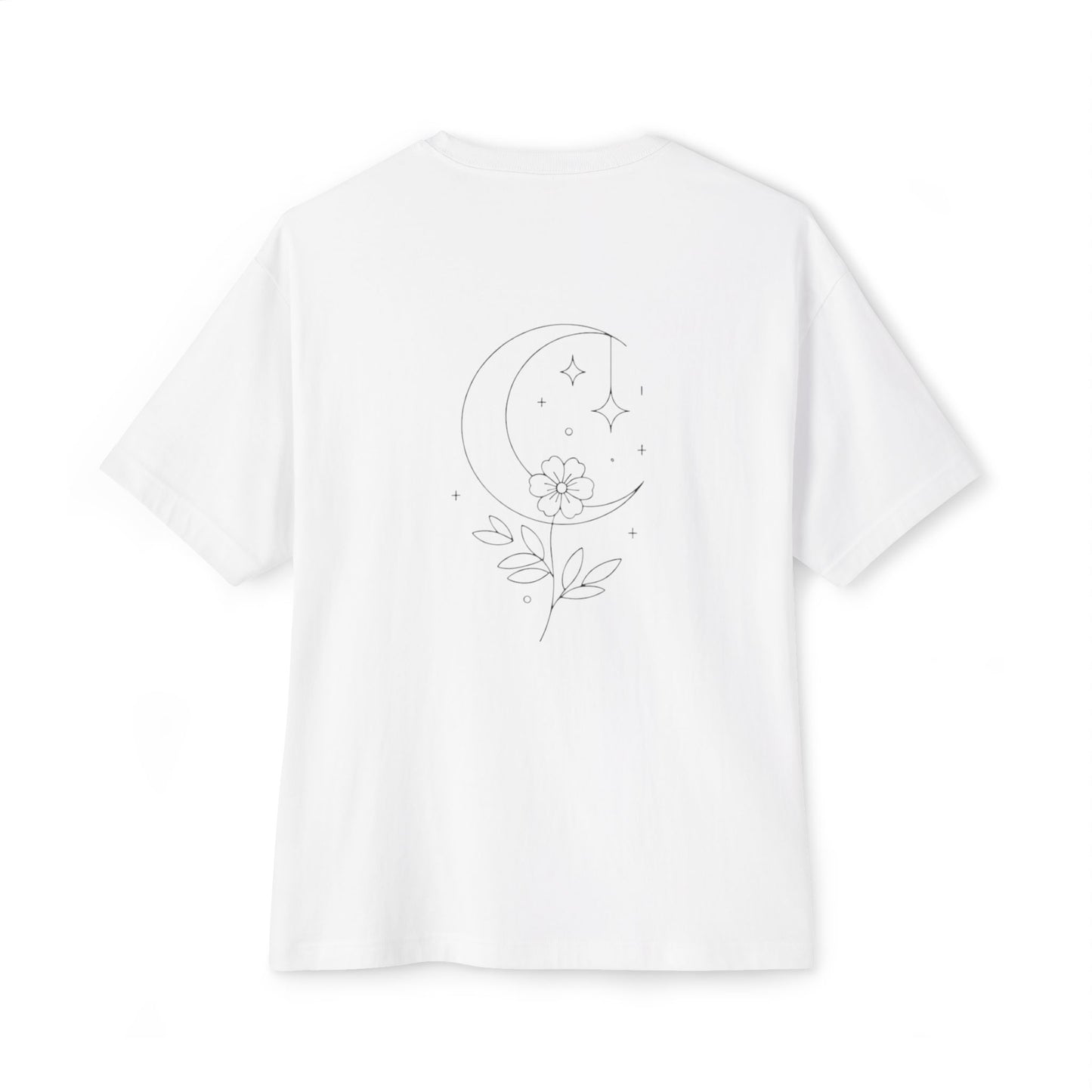 MOON & FLOWER OVERSIZE BOXY TEE