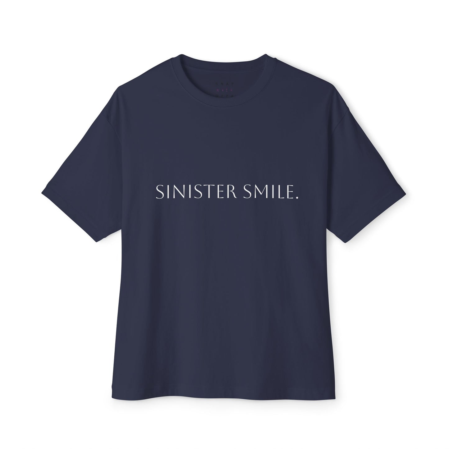 SINISTER SMILE OVERSIZE BOXY TEE