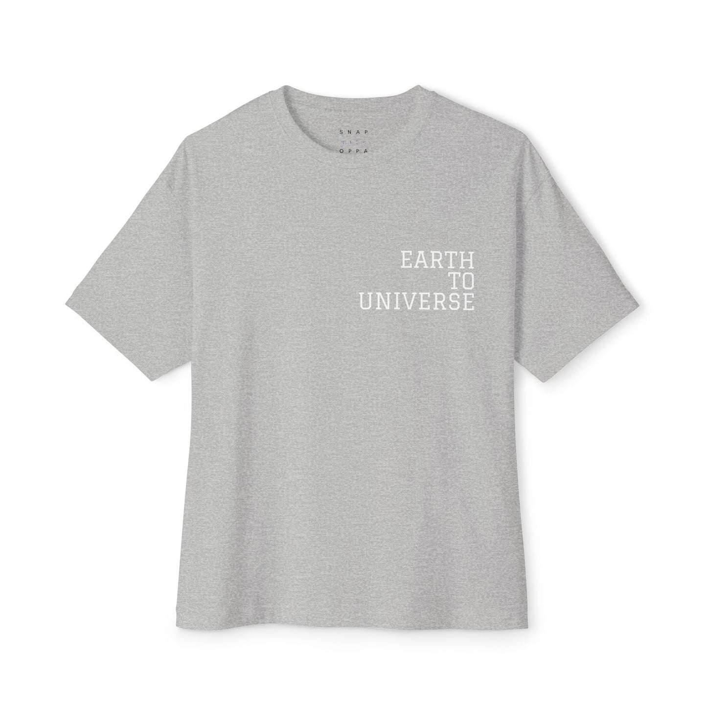 EARTH TO UNIVERSE Unisex Oversized Boxy Tee