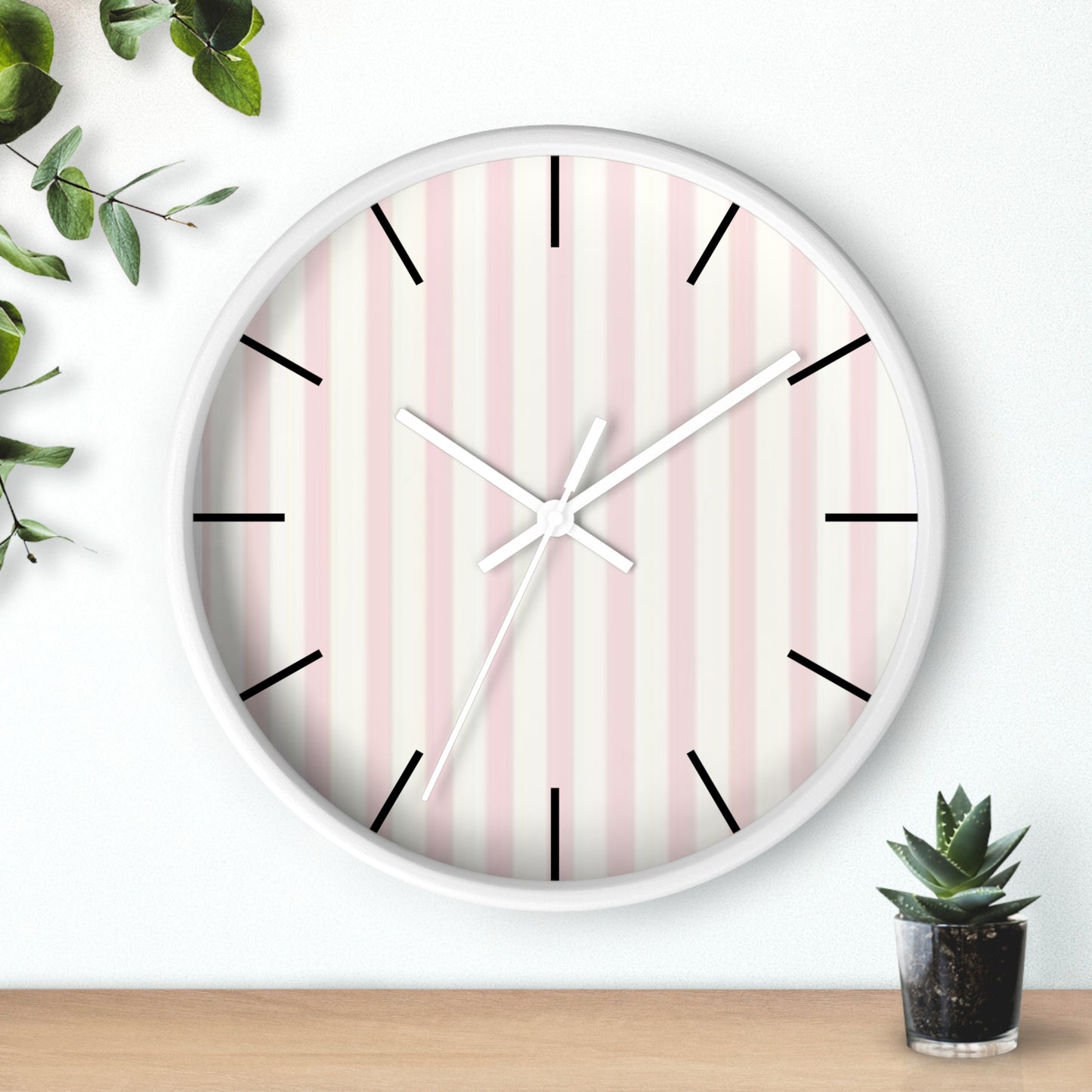 PINK LINING WALL CLOCK