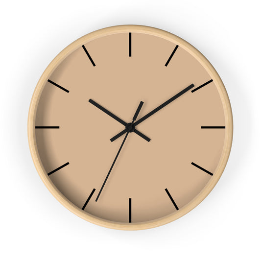 BROWN WALL CLOCK