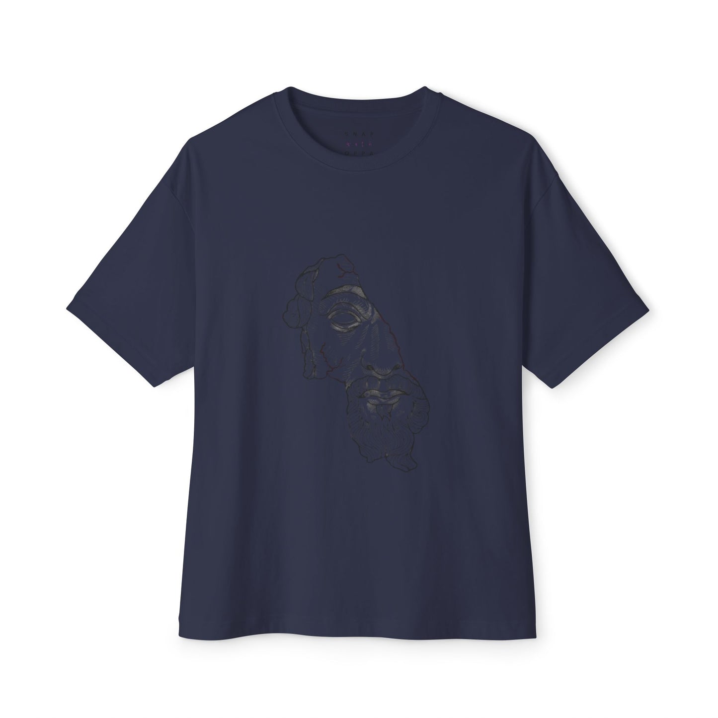 CRACKS OF DIVINITY Unisex Oversized Boxy Tee