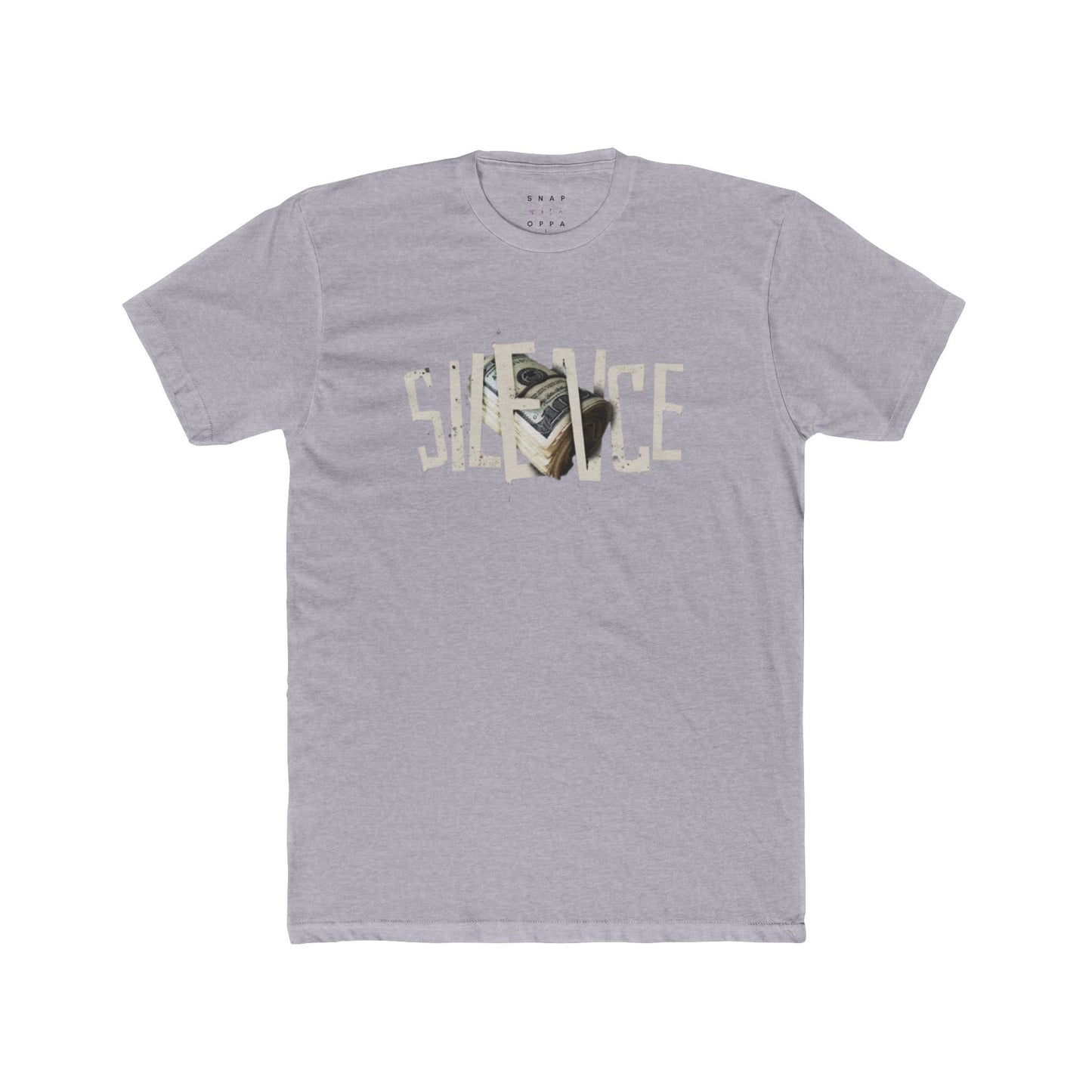 SILENCE COTTON CREW TEE