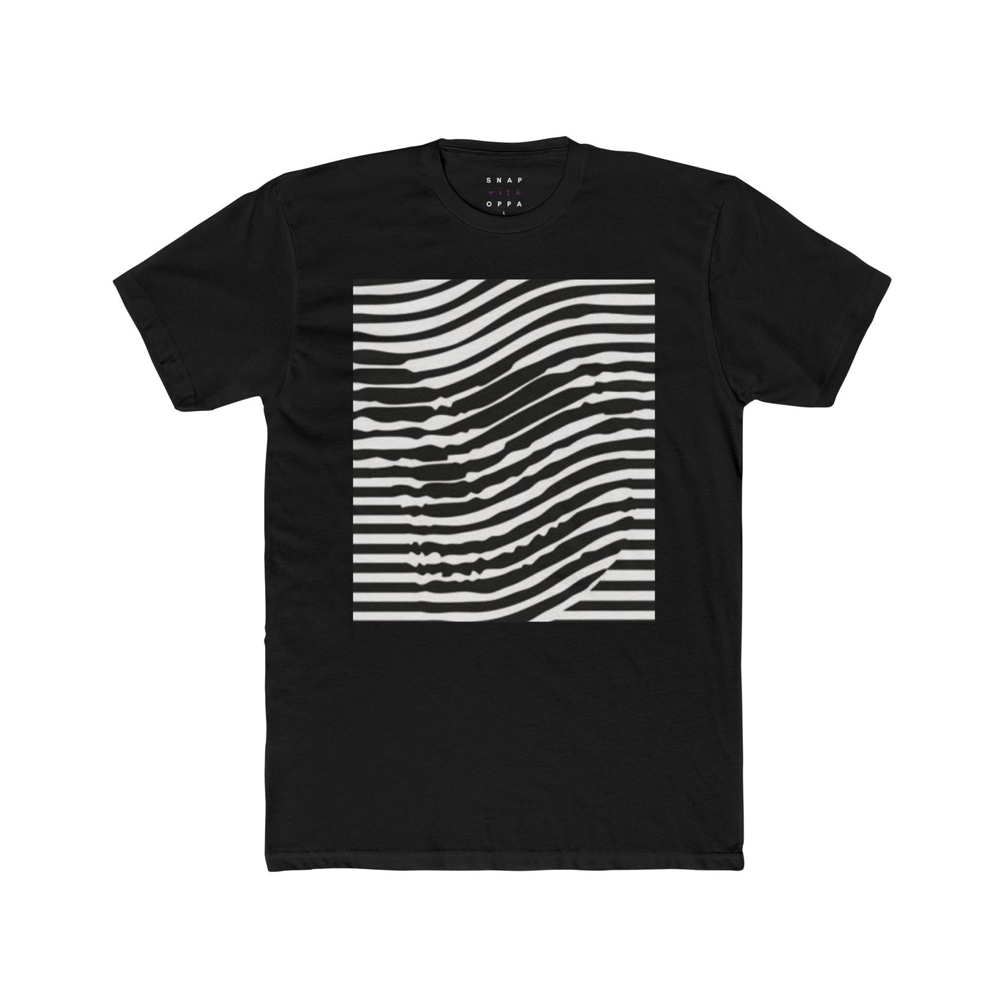 SKULL ART COTTON CREW TEE