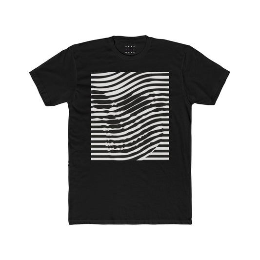 SKULL ART COTTON CREW TEE