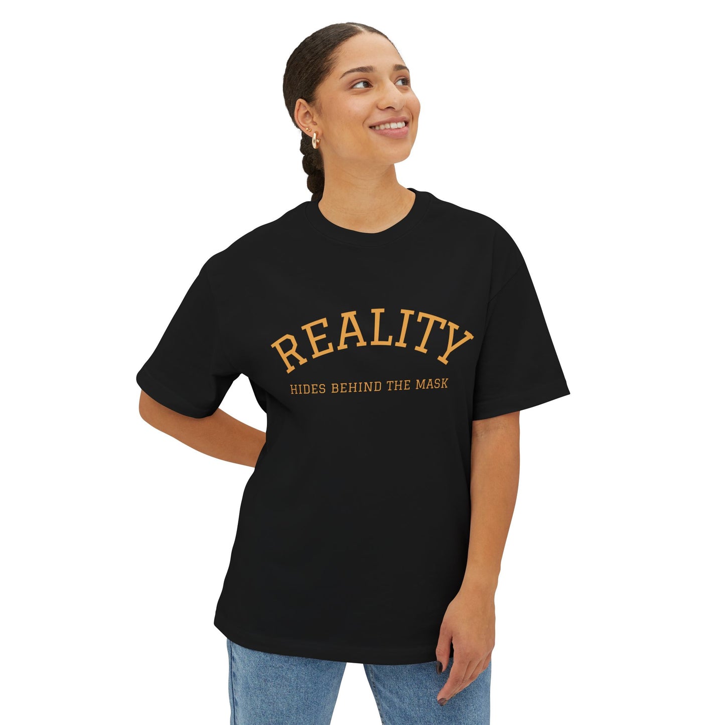 REALITY Unisex Oversized Boxy Tee