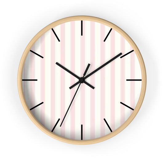PINK LINING WALL CLOCK