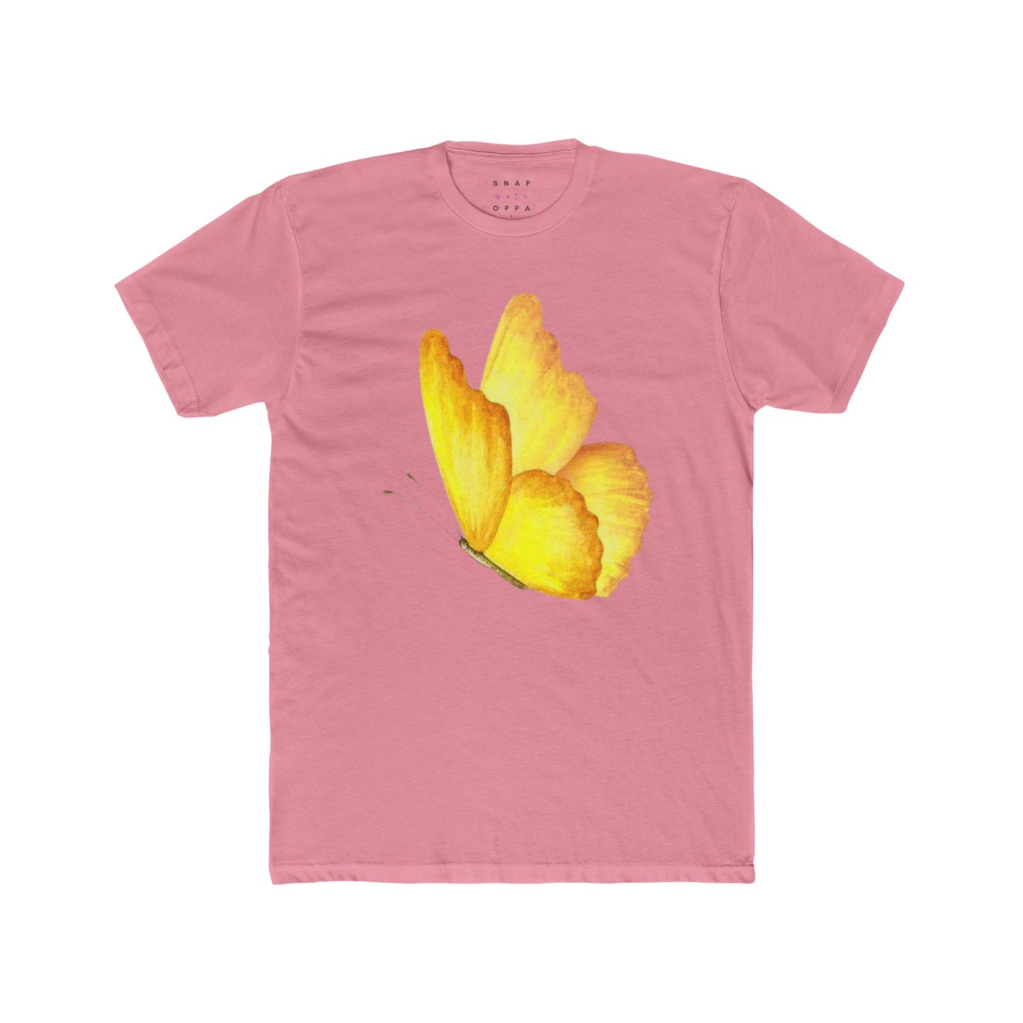 GOLDEN BUTTERFLY COTTON CREW TEE