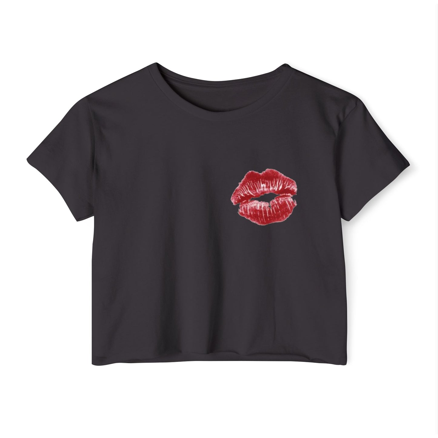 LIP PRINT CROP TOP