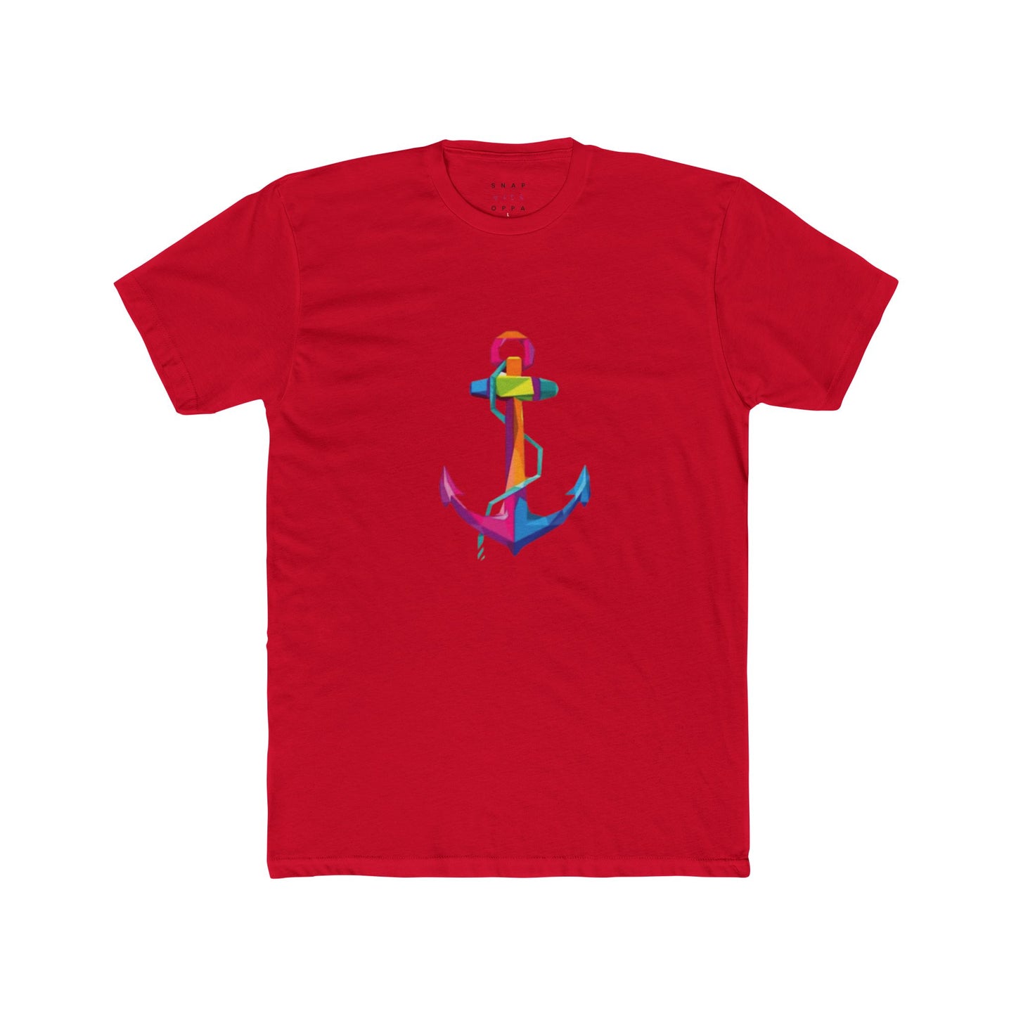 COLOURFUL SHIP-HOOK COTTON CREW TEE