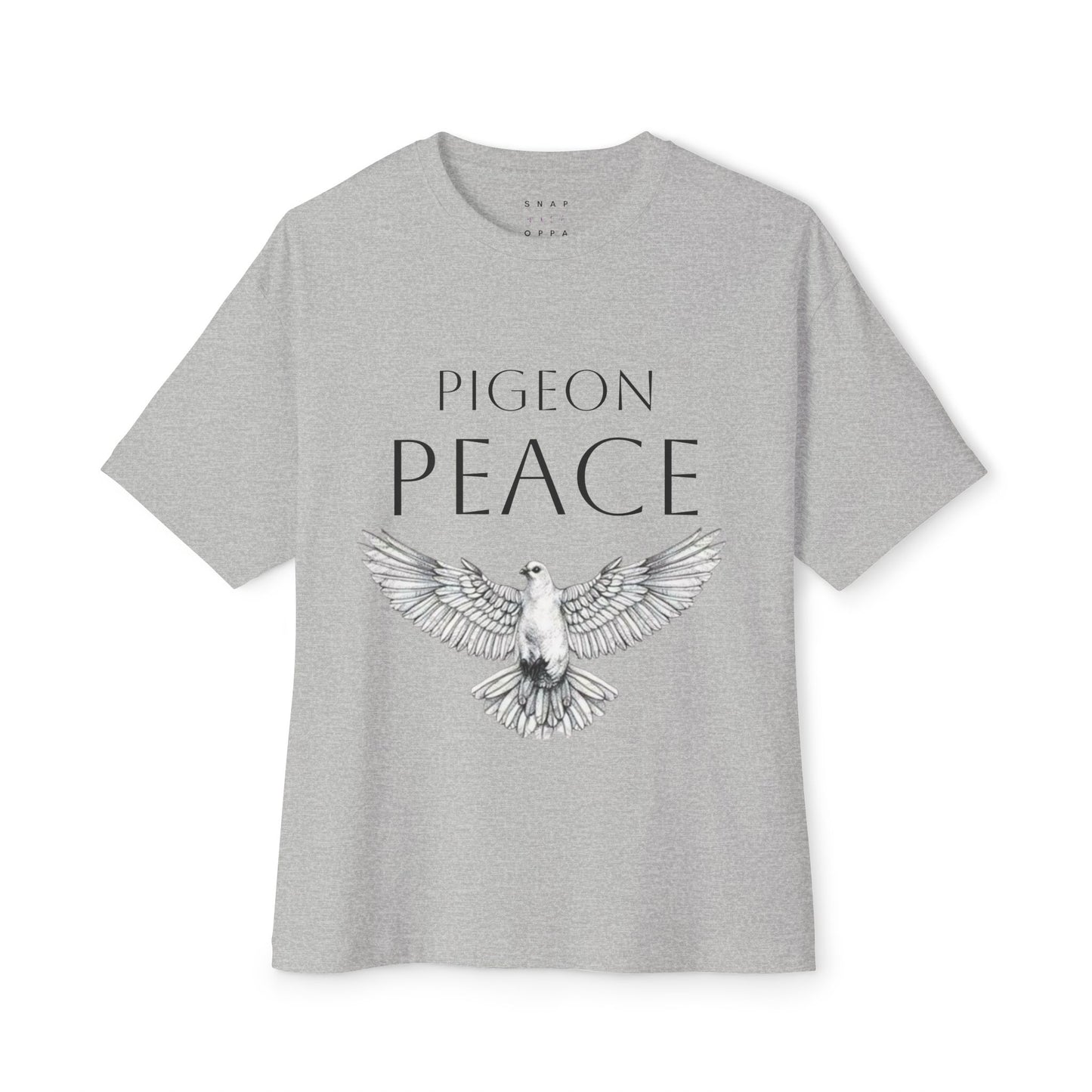 PIGEON PEACE OVERSIZE BOXY TEE
