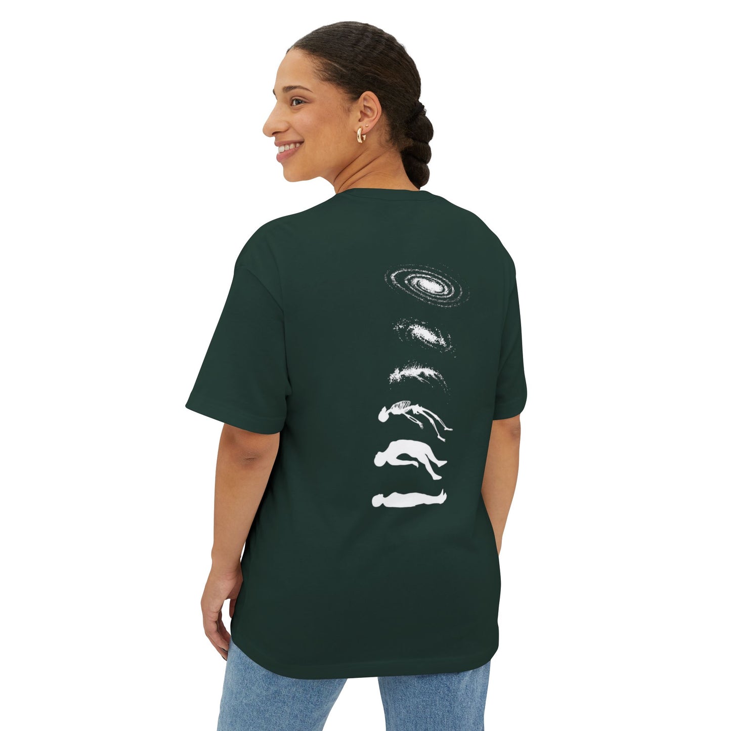 EARTH TO UNIVERSE Unisex Oversized Boxy Tee