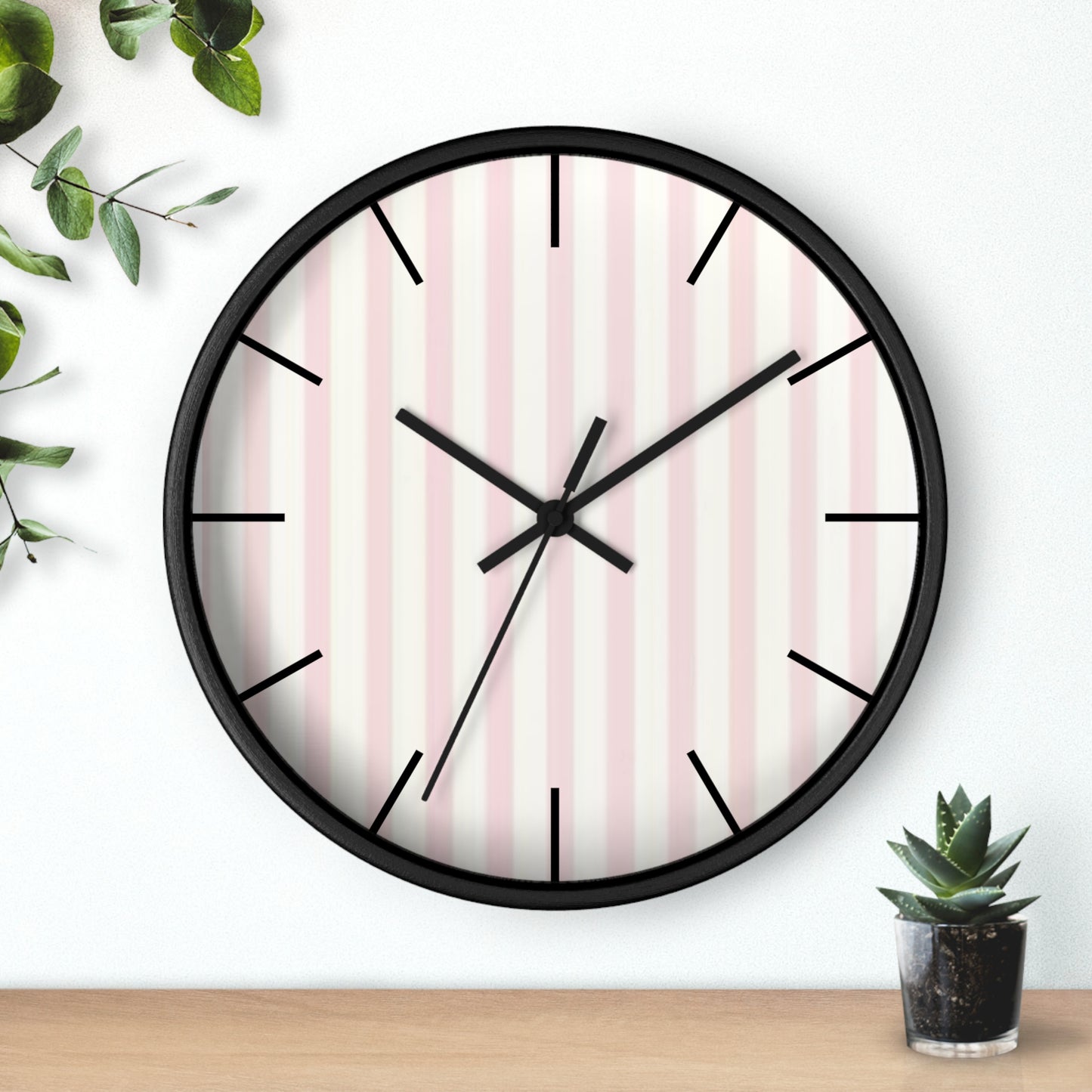 PINK LINING WALL CLOCK