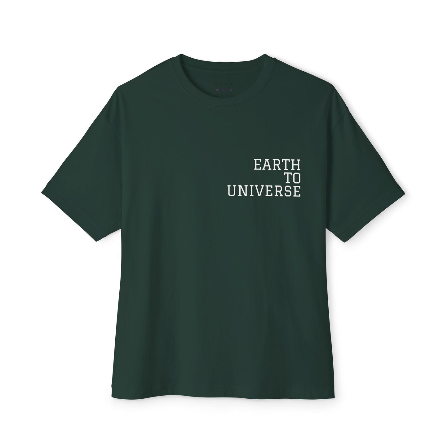 EARTH TO UNIVERSE Unisex Oversized Boxy Tee