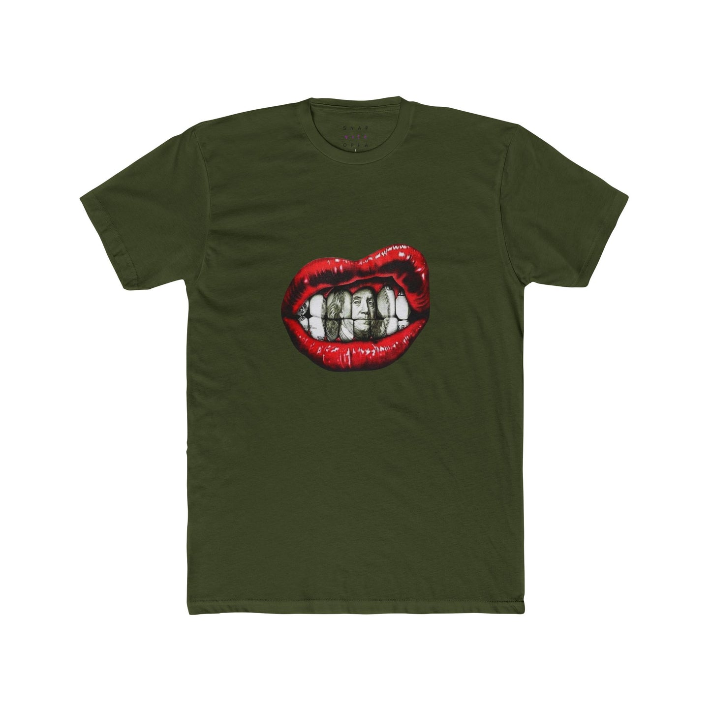 DOLLAR SMIRK UNISEX CREW TEE