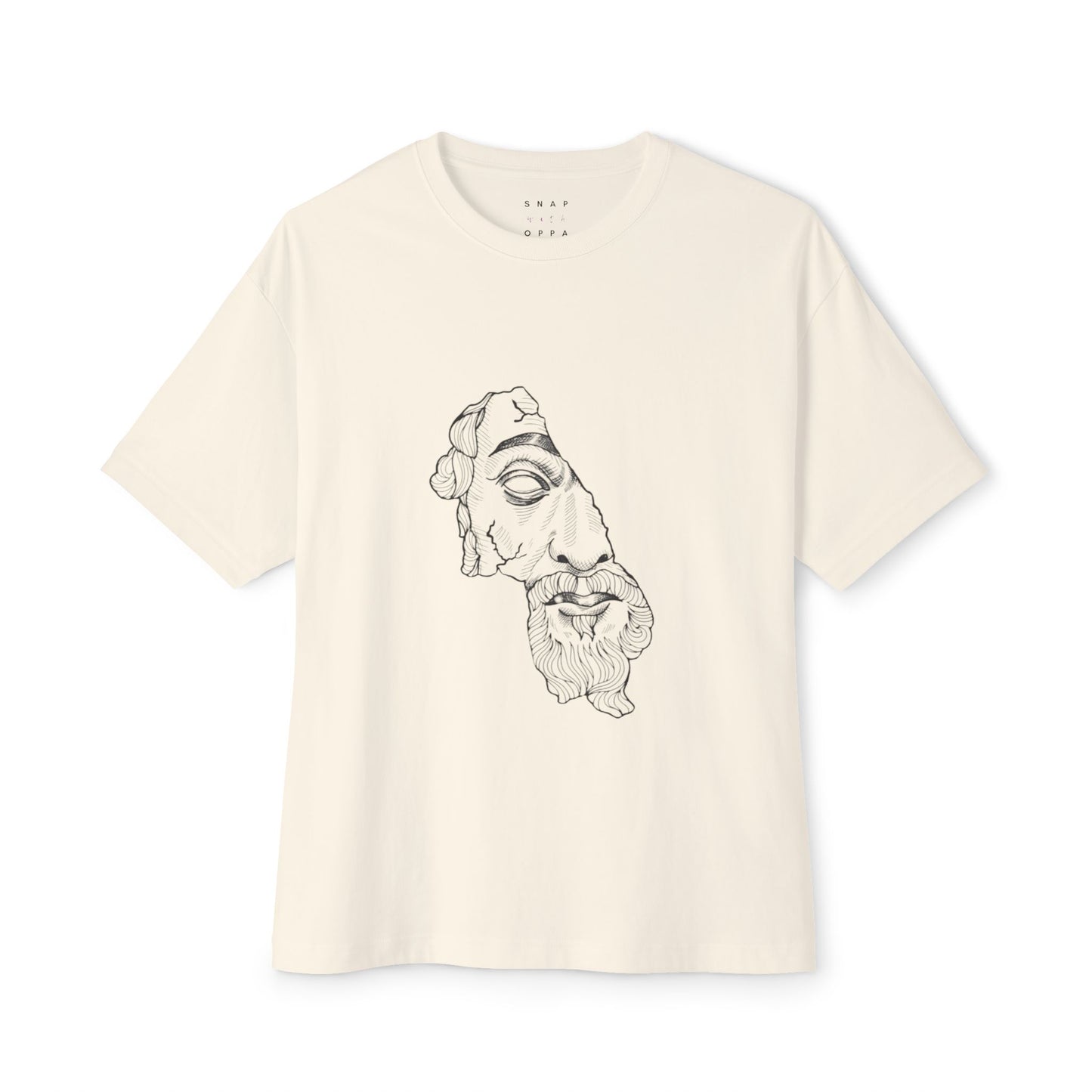 CRACKS OF DIVINITY Unisex Oversized Boxy Tee