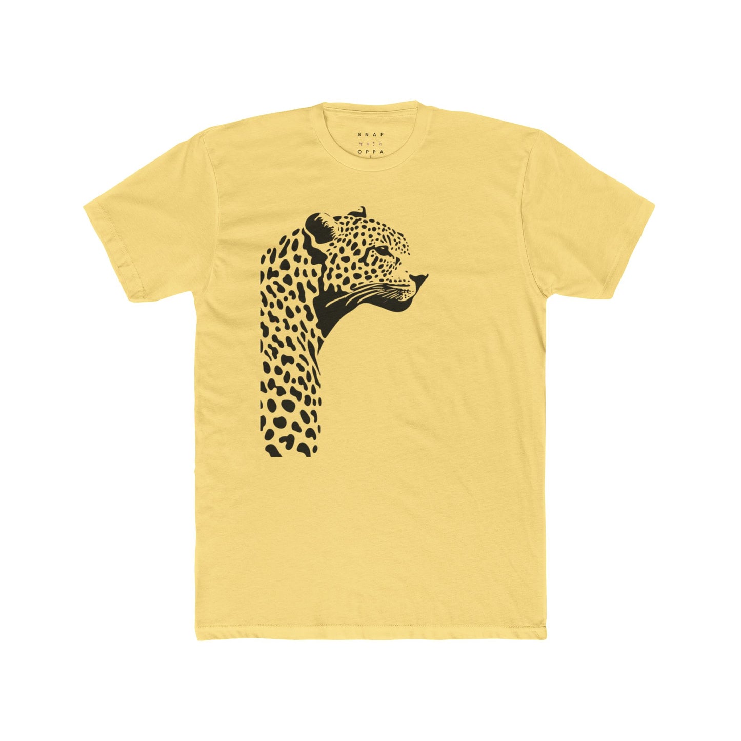 LEOPARD COTTON CREW TEE