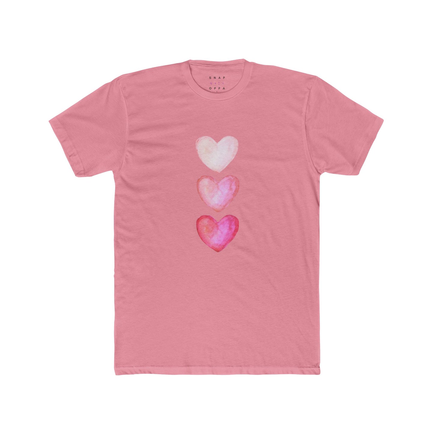 HEART COTTON CREW TEE
