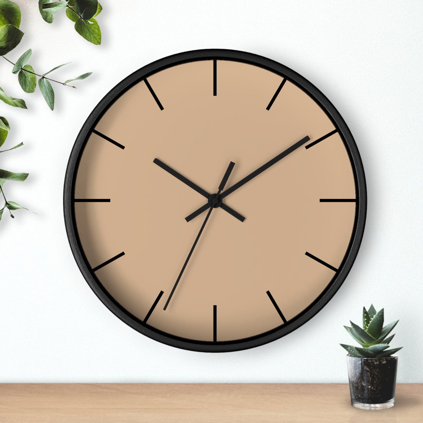 BROWN WALL CLOCK