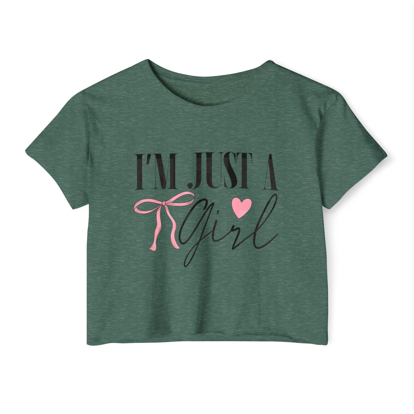 I'M JUSTA  GIRL CROP TOP