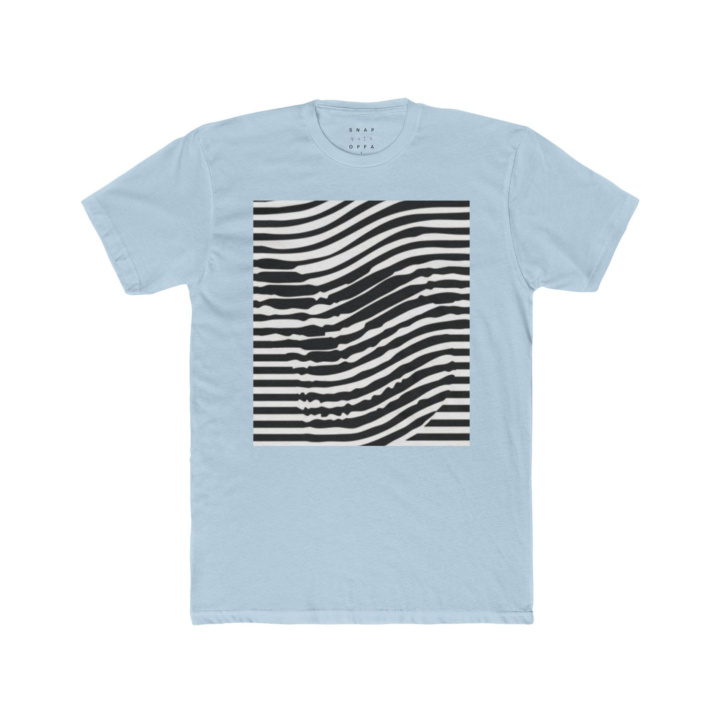 SKULL ART COTTON CREW TEE