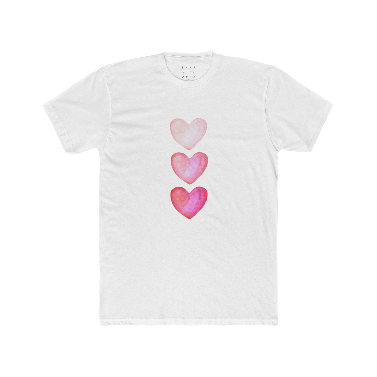 HEART COTTON CREW TEE