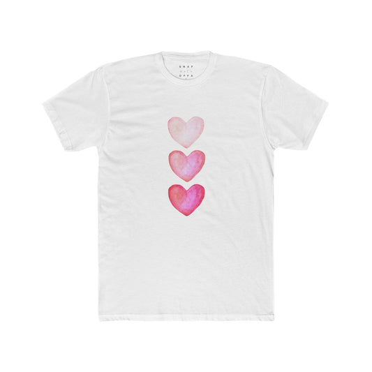 HEART COTTON CREW TEE