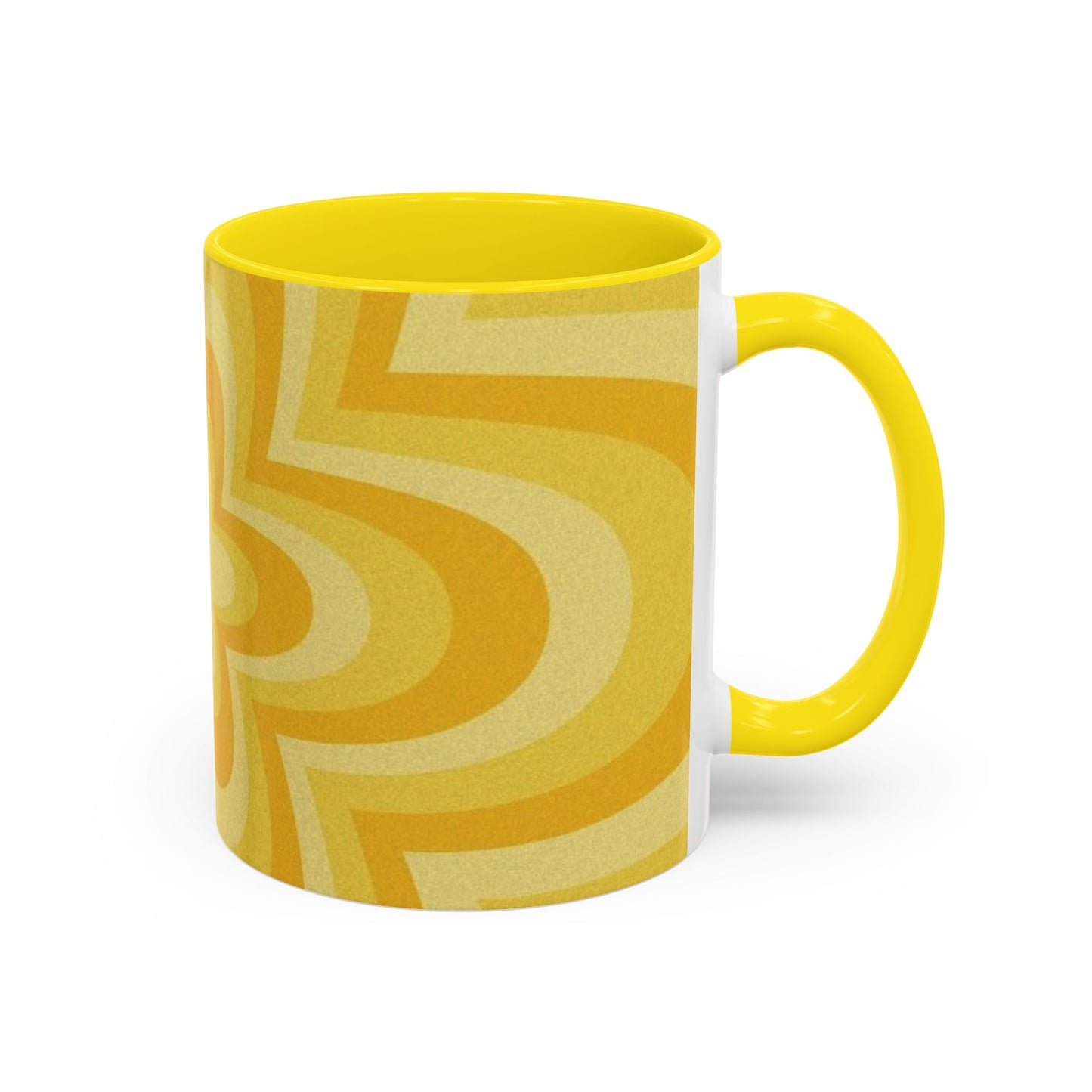 YELLOW FLOWER COFFEE MUG