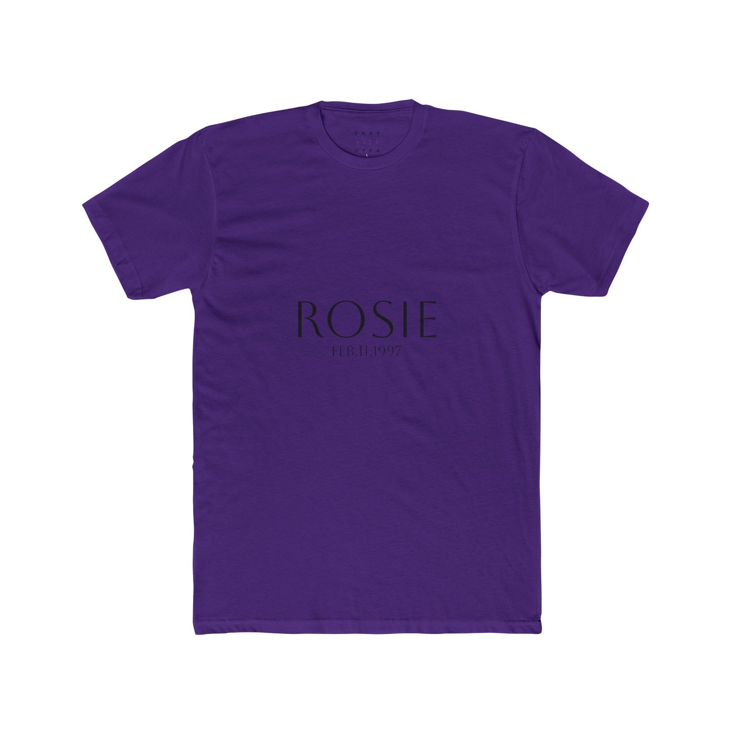 ROSIE BIRTHDATE COTTON CREW TEE