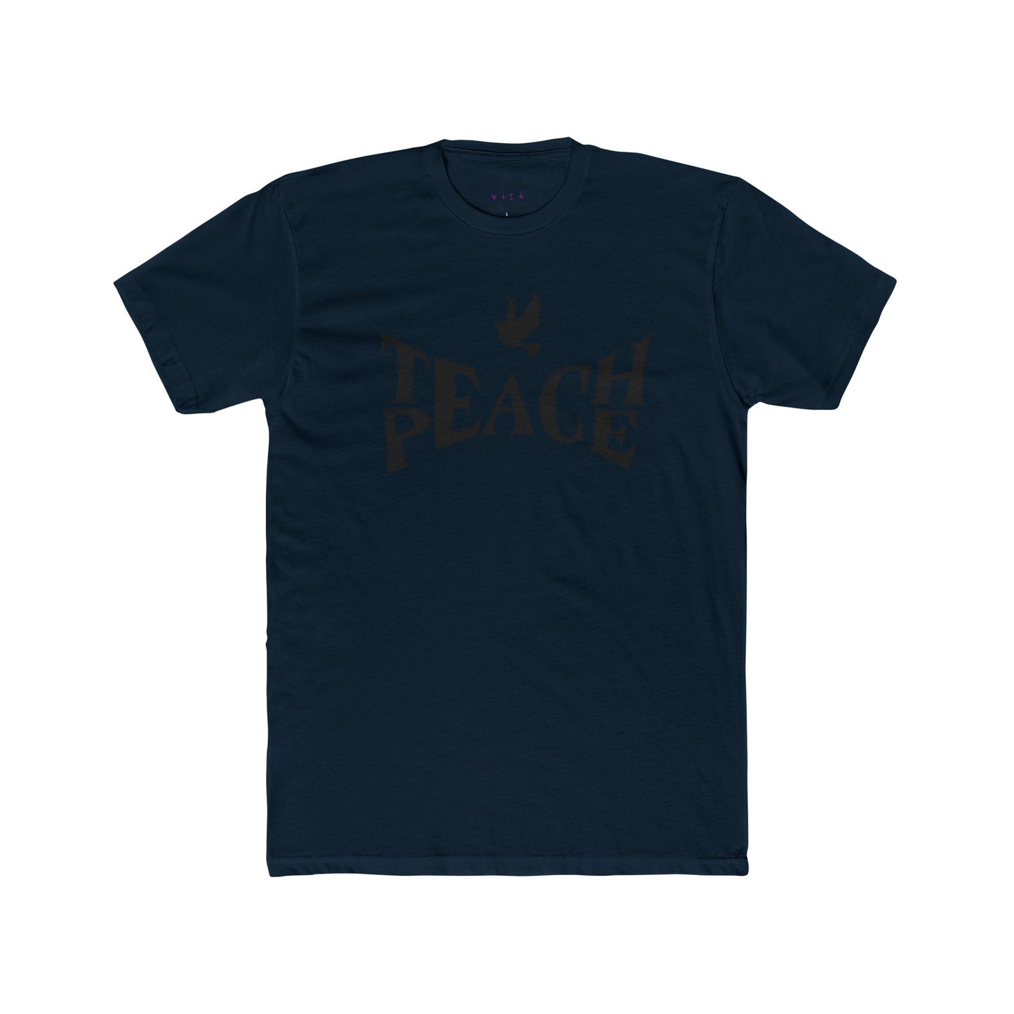 TEACH PEACE UNISEX CREW TEE