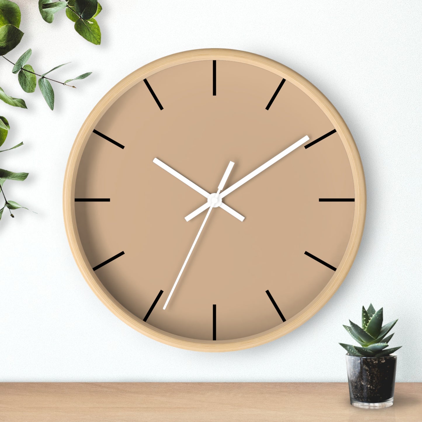 BROWN WALL CLOCK