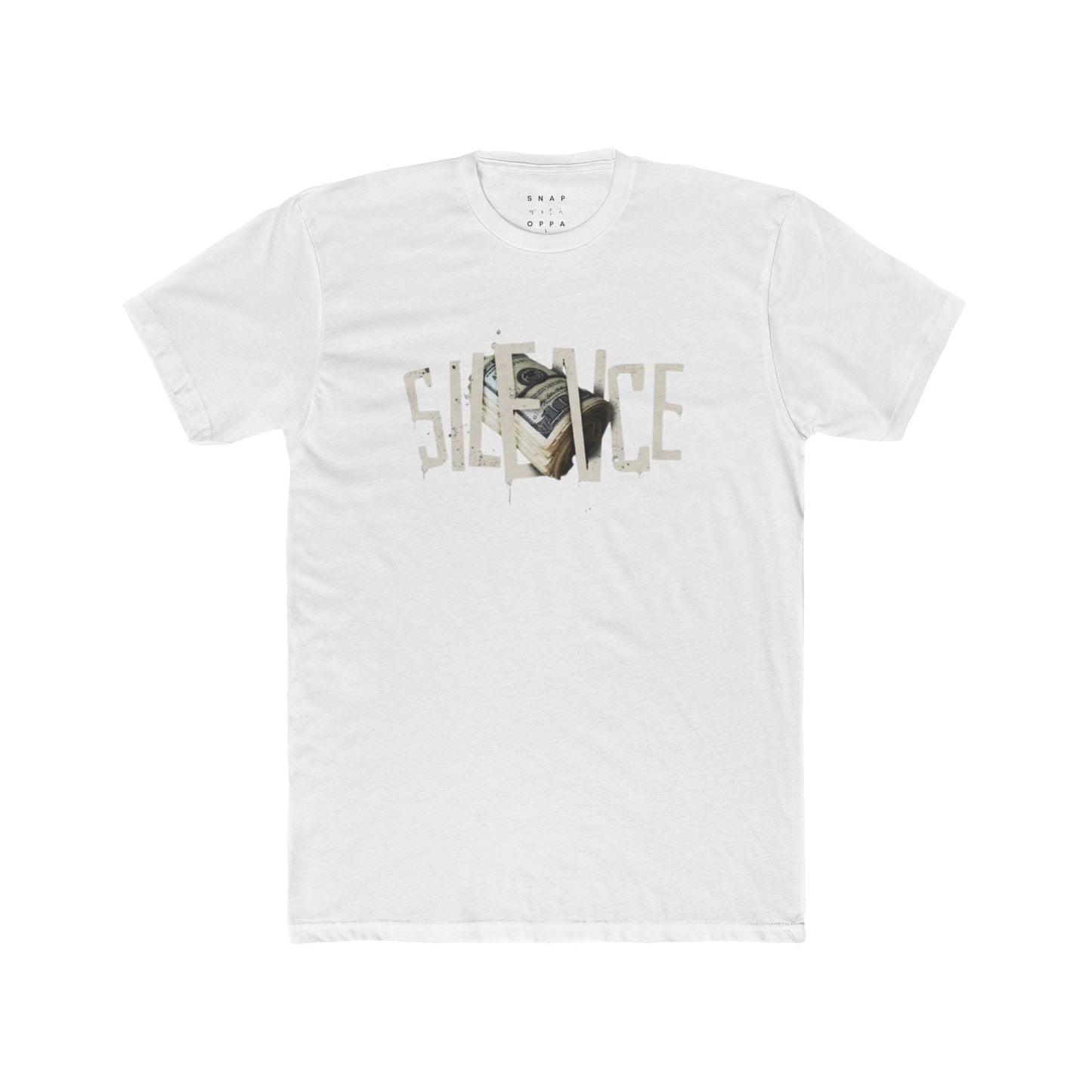 SILENCE COTTON CREW TEE