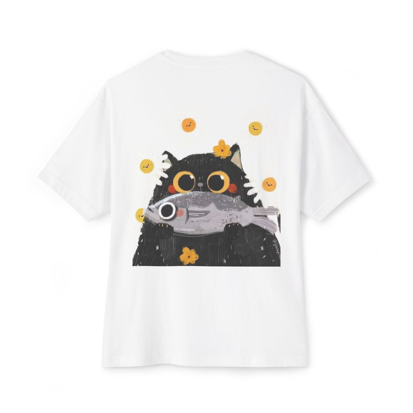 KIND KITTY OVERSIZE BOXY TEE