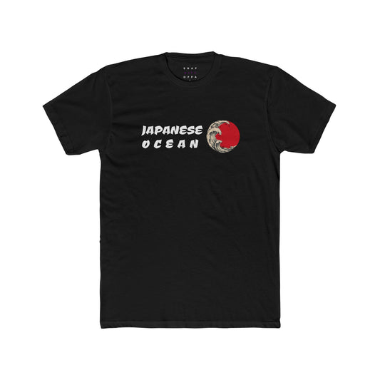 JAPANESE OCEAN  UNISEX CREW TEE