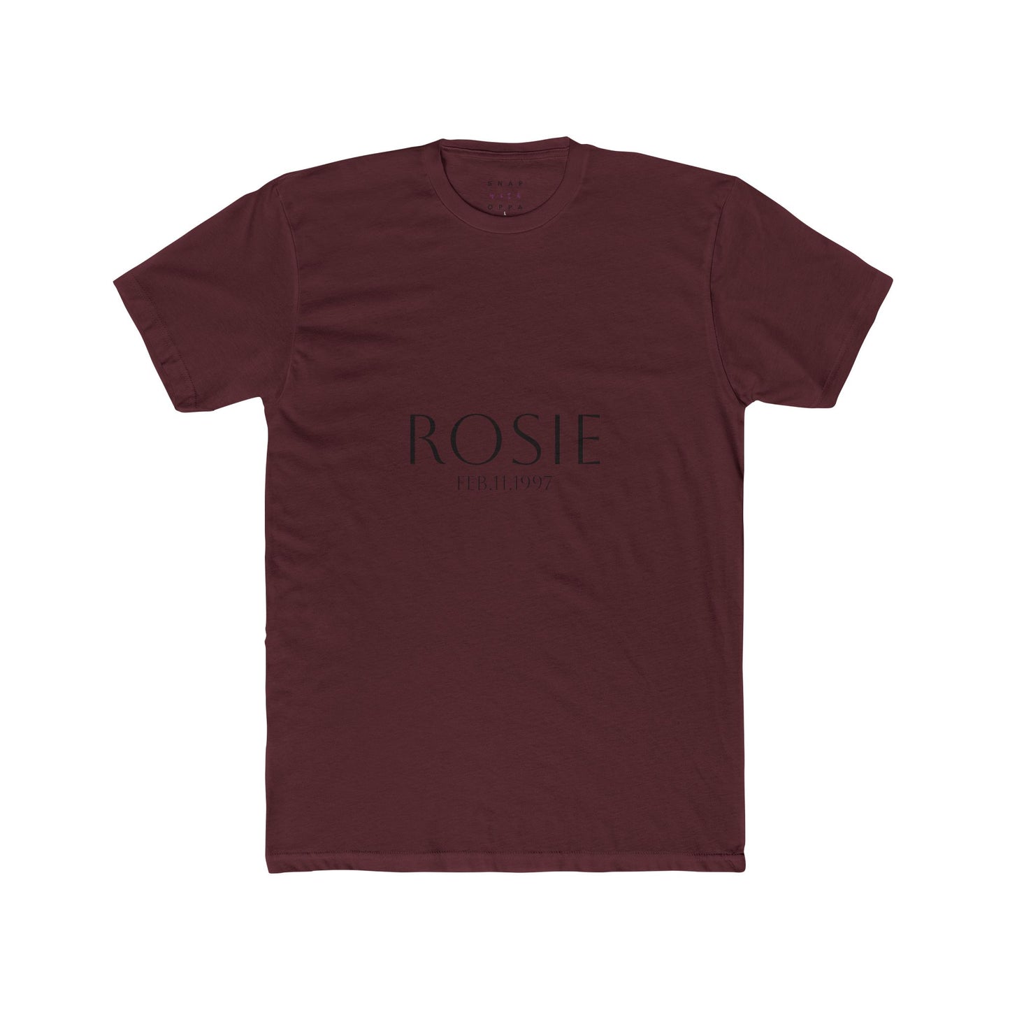 ROSIE BIRTHDATE COTTON CREW TEE