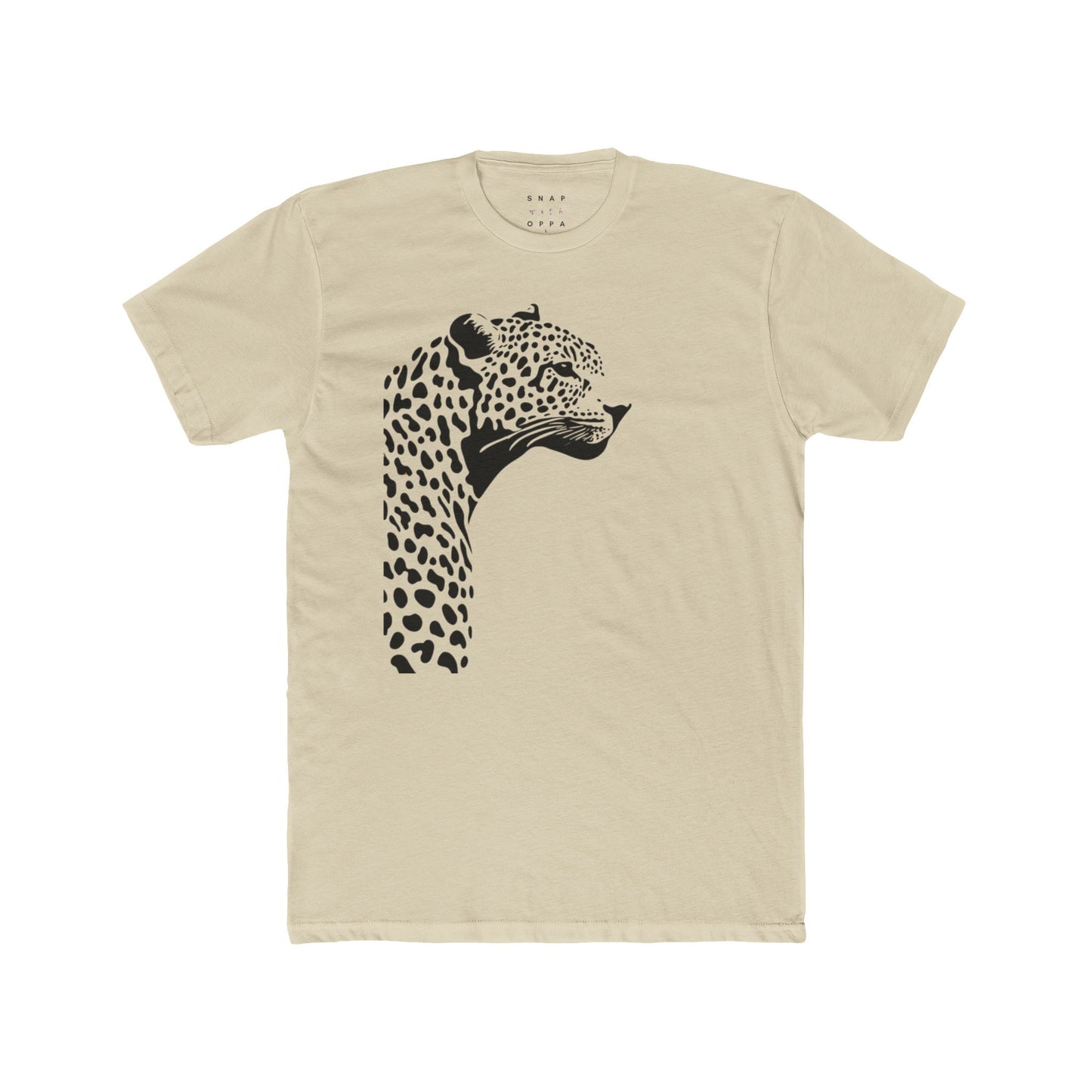 LEOPARD COTTON CREW TEE