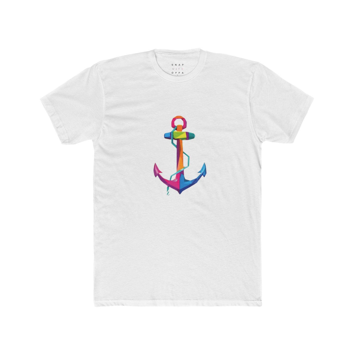 COLOURFUL SHIP-HOOK COTTON CREW TEE