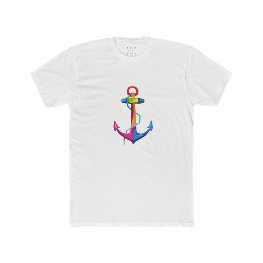 COLOURFUL SHIP-HOOK COTTON CREW TEE