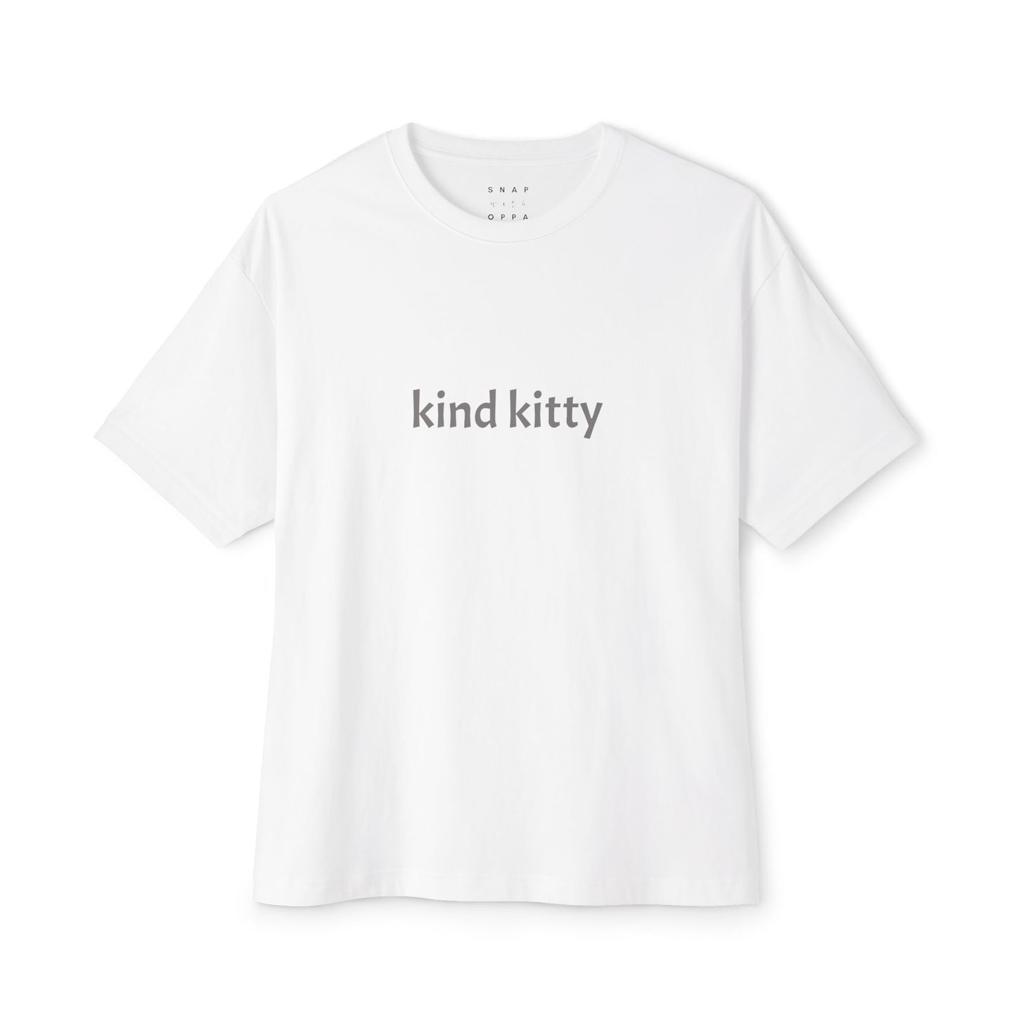 KIND KITTY OVERSIZE BOXY TEE