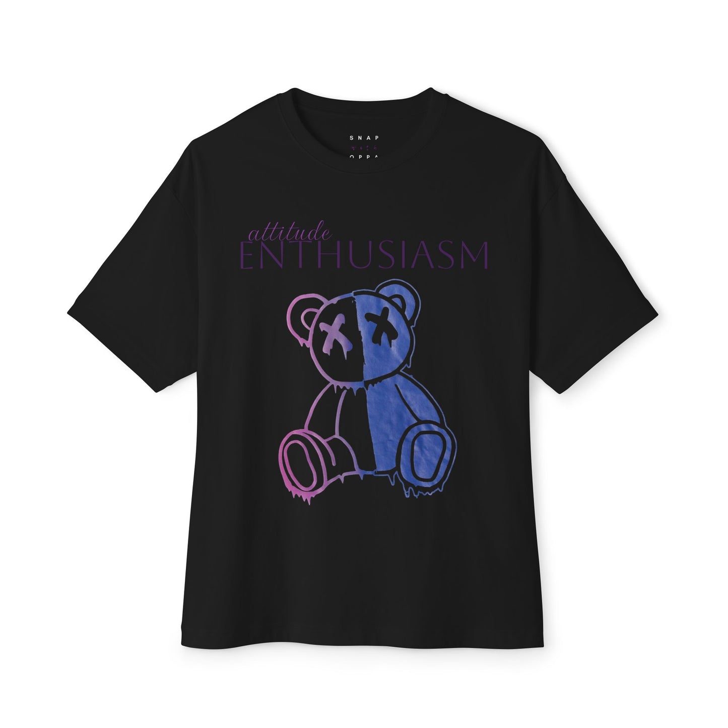 ATTITUDE ENTHUSIASM  OVERSIZE BOXY TEE