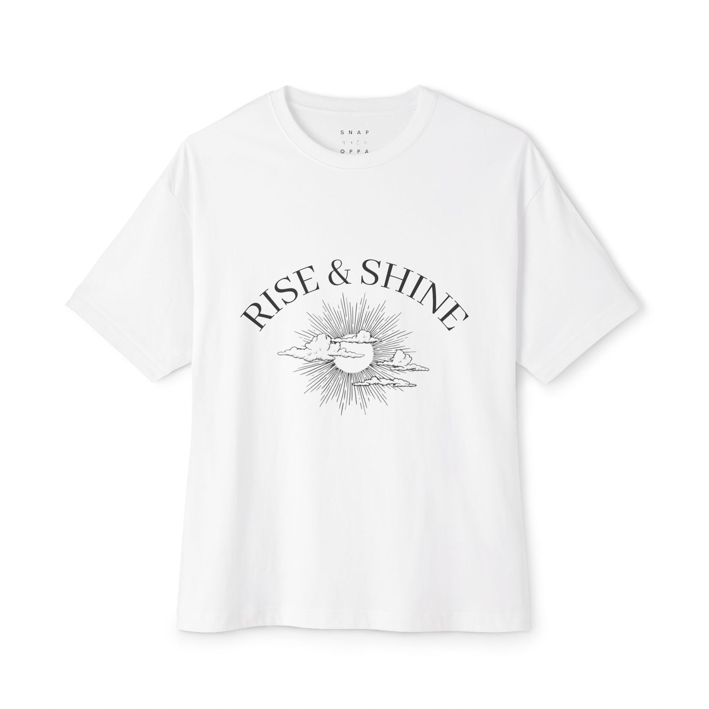 RISE & SHINE OVERSIZE BOXY TEE