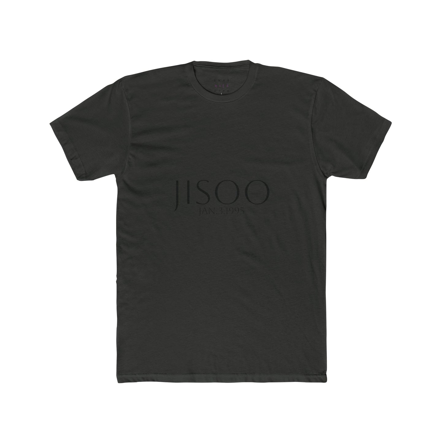 JISOO BIRTHDATE COTTON CREW TEE