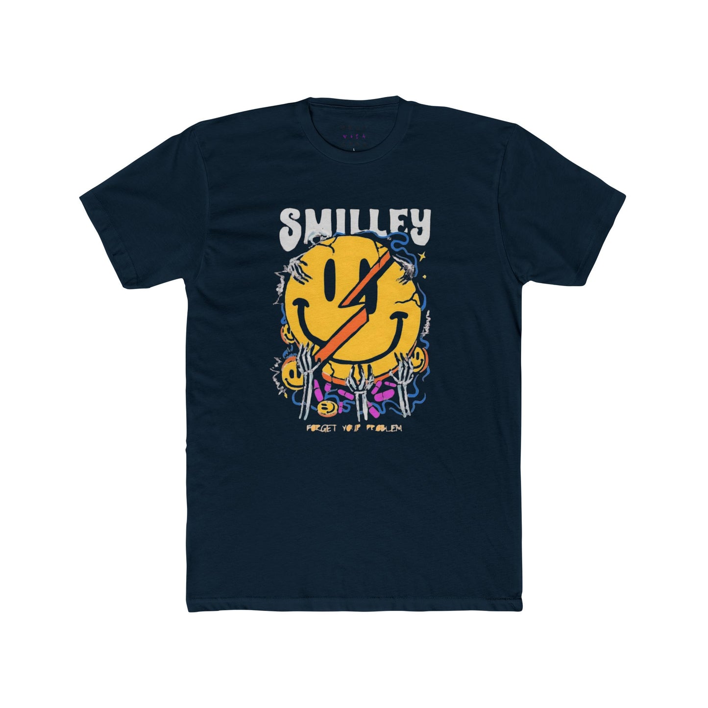 SMILEY UNISEX CREW TEE