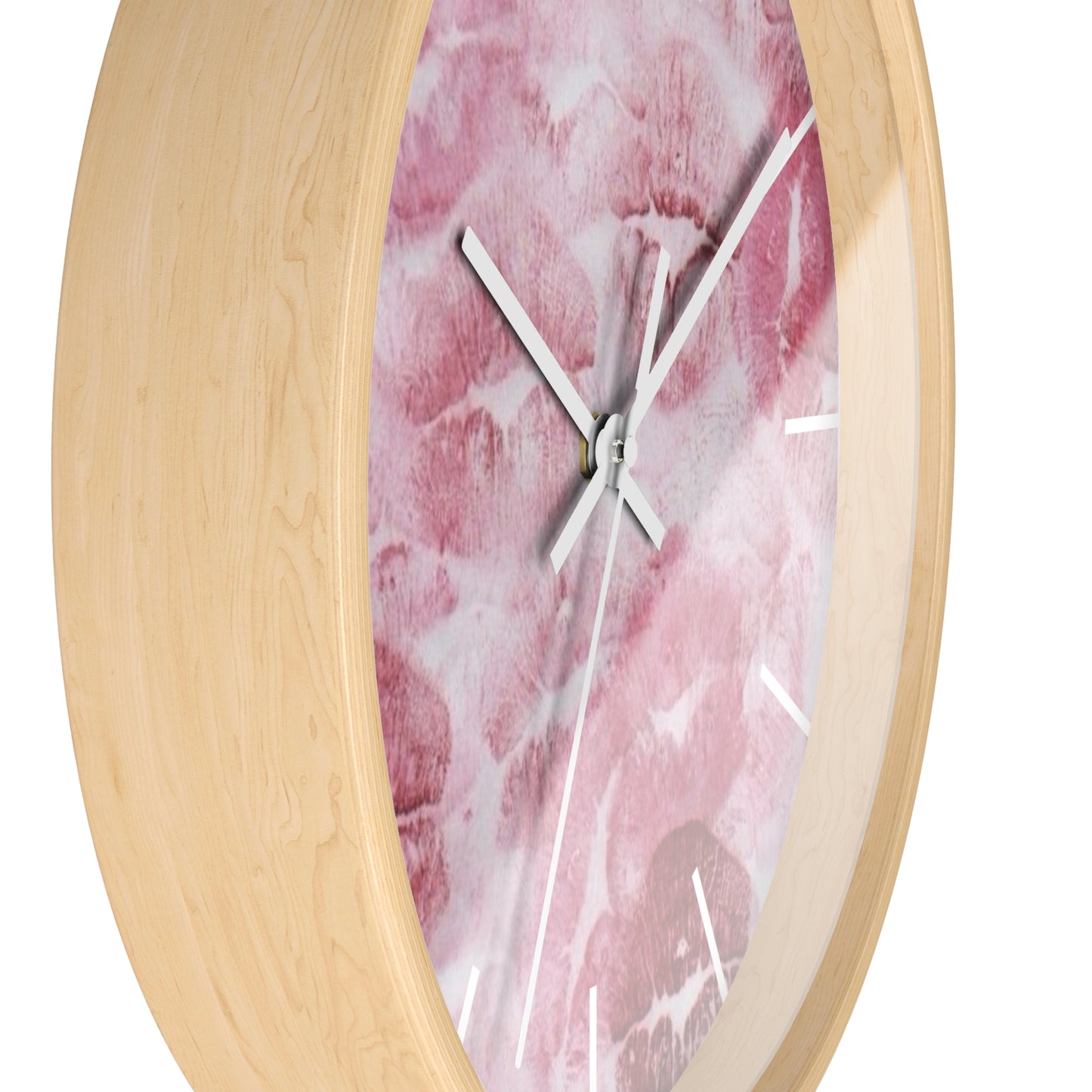 LIP PRINT WALL CLOCK