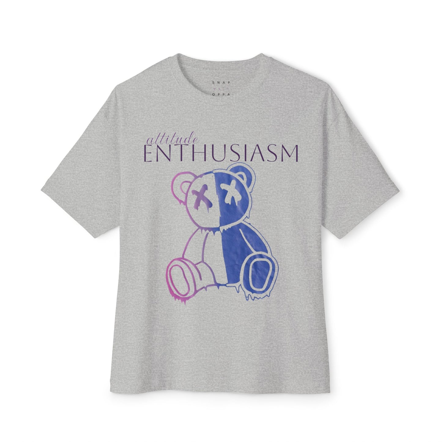ATTITUDE ENTHUSIASM  OVERSIZE BOXY TEE
