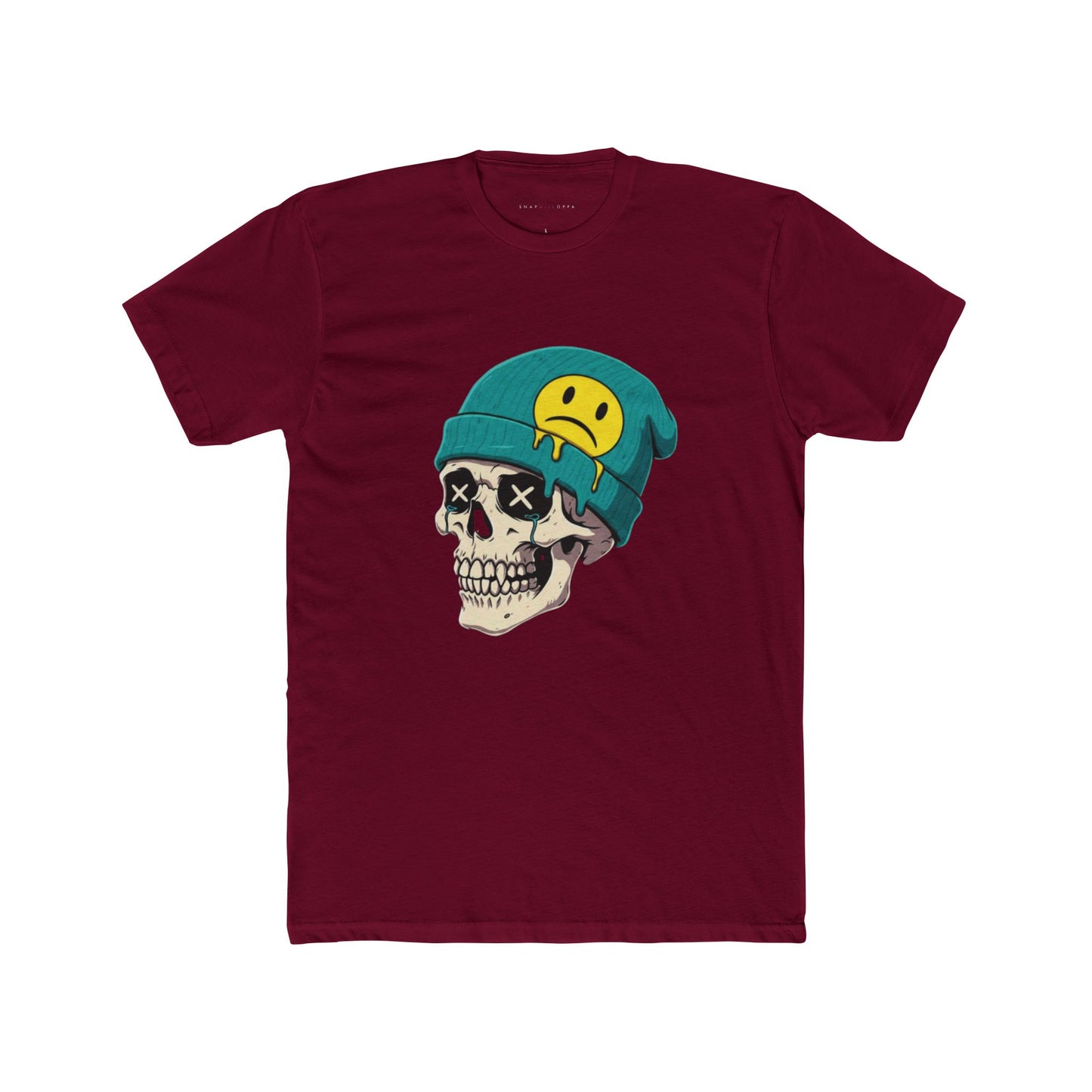 SKULL COTTON CREW TEE